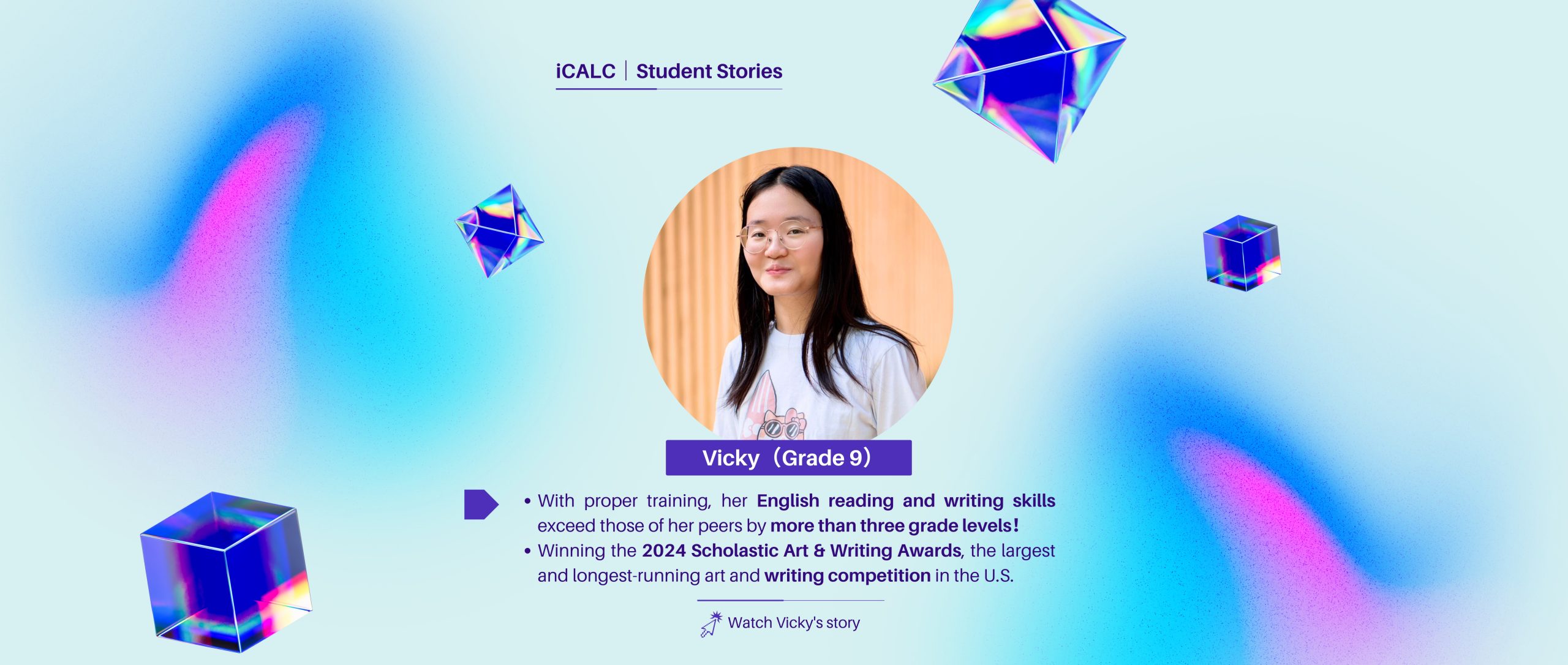 Vicky Writing Student Testimony Episode 03: Vicky, the Girl Who Loves Writing (9th ...